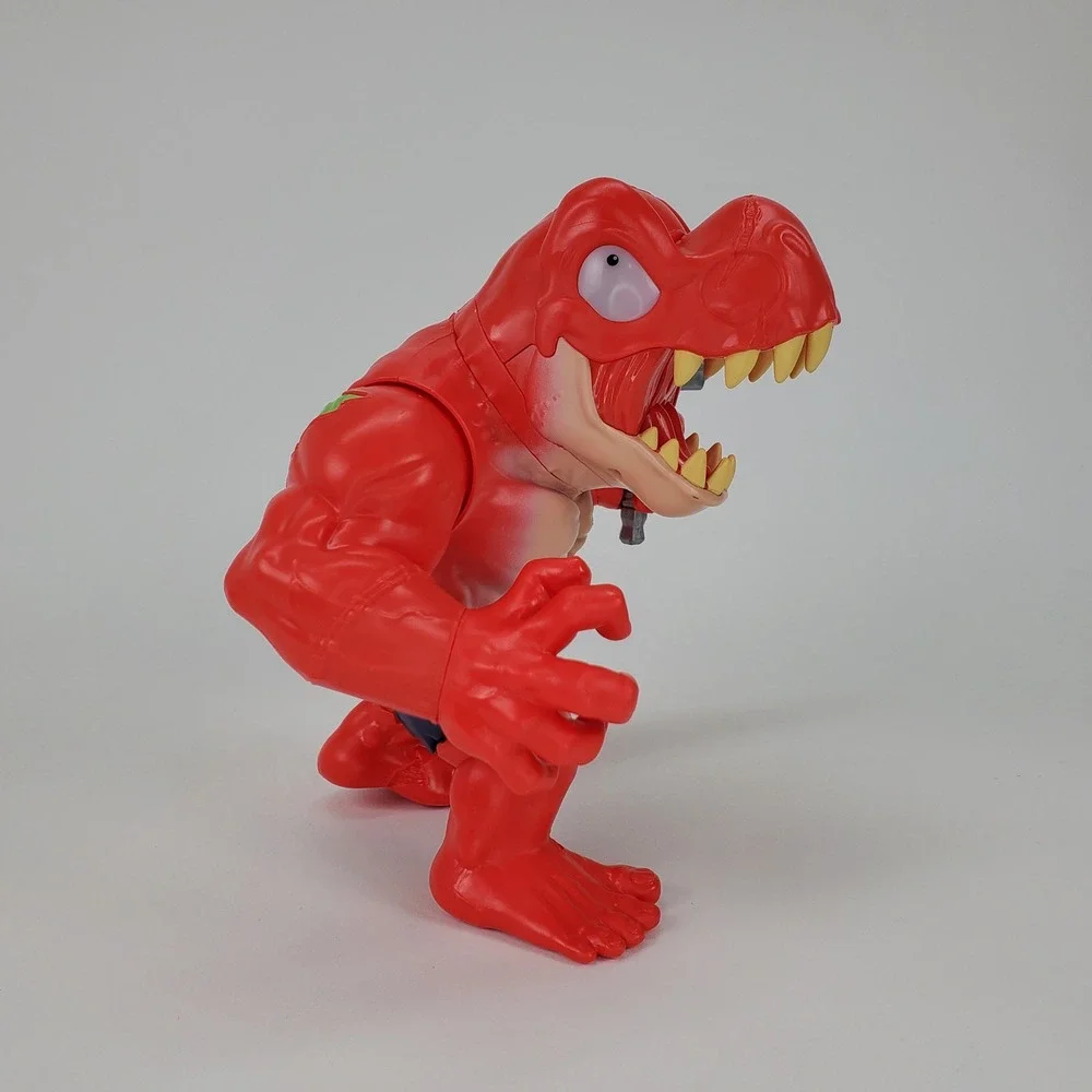 ZURU Smashers Mega Horror Surprise Red‎ T-Rex Dinosaur Action Figure Hammer